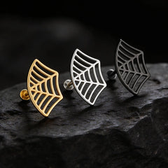 Widow – labret en titane ASTM F136 – collection Black Halo – Lucifer Ink Studio