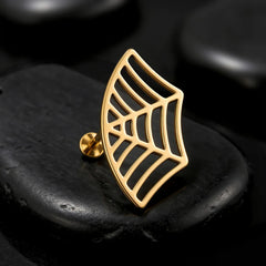 Widow – labret en titane ASTM F136 – collection Black Halo – Lucifer Ink Studio